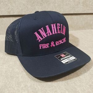Richardson Anaheim Fire Rescue Mesh Trucker Hat #U